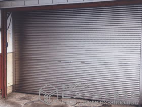 のガレージシャッター ガレージシャッタークワトロ 手動式 外部付タイプ 施工例