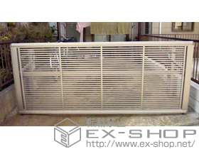 のカーゲート エクスラインアップゲート 1型 手動式 施工例