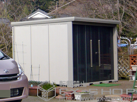 の物置・屋外倉庫 Mr.ストックマンダンディ 一般型(ND-2922 W) 施工例