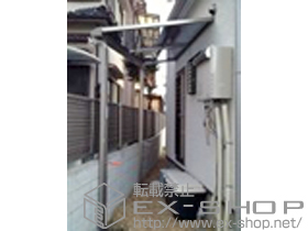 のテラス屋根 ライザーテラスII F型 テラスタイプ 単体 積雪〜20cm対応 施工例