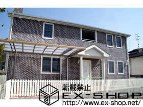 のフェンス・柵 レスティンフェンス7型　自由柱タイプ 施工例