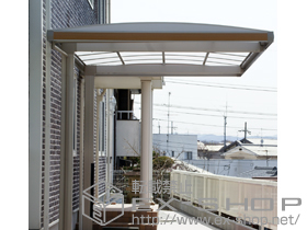 のフェンス・柵 イーネットフェンス1F型 自由柱タイプ 施工例