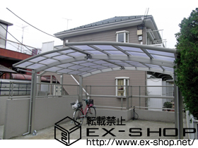 のカーポート レイナポート M合掌 積雪〜20cm対応 施工例