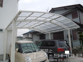 のカーポート レイナポート M合掌 積雪〜20ｃｍ対応 施工例