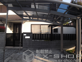 のカーポート レイナポート 積雪〜20cm対応+着脱式サポート 施工例