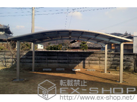 のカーポート プレシオスポート ワイド　積雪〜20ｃｍ対応 施工例