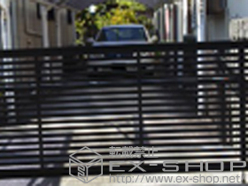 のカーゲート オーバードアS3型 電動式 施工例