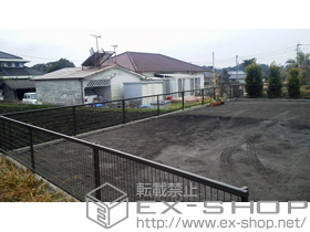 のフェンス・柵 アルメッシュフェンス1型 フリーポールタイプ 施工例