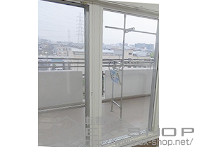 の二重窓（内窓） インプラス ダストバリア仕様 引違い窓＋FIX窓＋引違い窓 施工例