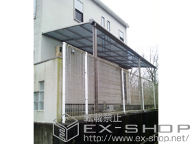 のテラス屋根 ライザーテラスII F型 テラスタイプ 連棟　積雪〜20ｃｍ対応 施工例