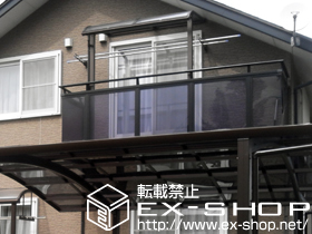 のバルコニー・ベランダ屋根 プレシオステラス R型 屋根タイプ 単体 積雪〜20cm対応 施工例