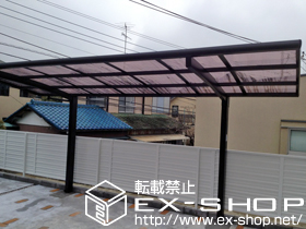 のサイクルポート・駐輪場 カーブポートシグマIII ミニ 積雪〜30cm対応 施工例