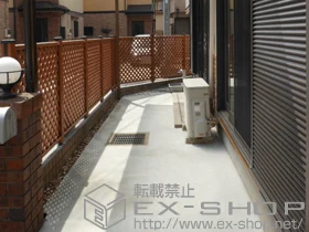 LIXIL ���N�V��(TOEX)�̃t�F���X�E��E�� �X�e�C�E�b�h�t�F���XM2�^ �Ԏd�؂�^�C�v �{�H��