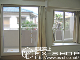 の インプラス ダストバリア 引違い 2枚建て 施工例