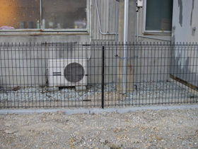 のフェンス・柵 メッシュフェンス G10-R 施工例