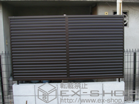 のフェンス・柵 プリレオR5型フェンス　フリーポールタイプ 施工例