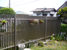 のフェンス・柵 プログコートフェンスF1型 施工例