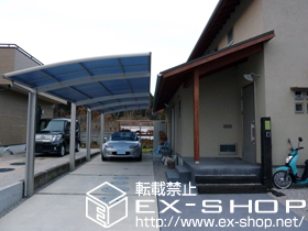 のカーポート プレシオスポート 縦連棟 積雪〜20cm対応 施工例