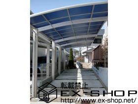 のカーポート プレシオスポート 縦連棟 積雪〜20ｃｍ対応 施工例