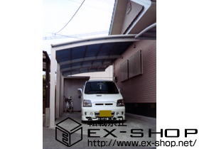 のカーポート レイナポート 縦連棟 積雪〜20ｃｍ対応 施工例