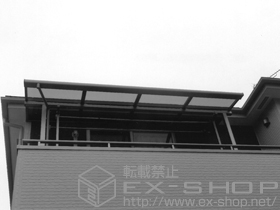 のバルコニー・ベランダ屋根 ライザーテラスII F型 屋根タイプ 単体 積雪〜20cm対応 施工例