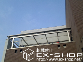 のバルコニー・ベランダ屋根 ヴェクターテラス F型 屋根タイプ 単体　積雪〜20cm対応 施工例