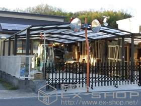 のカーポート カーブポートシグマIII ワイド 連棟用 積雪〜30cm対応 施工例