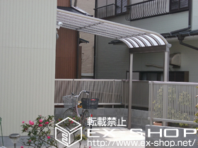 のテラス屋根 パワーアルファ RB型 テラスタイプ 単体 積雪〜30cm対応 施工例