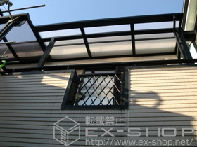 のバルコニー・ベランダ屋根 ライザーテラスII F型 屋根タイプ 単体 積雪〜20cm対応 施工例