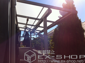 のバルコニー・ベランダ屋根 ライザーテラスII F型 屋根タイプ 単体 積雪〜20cm対応 施工例