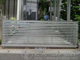 のカーゲート オーバードアS3型 手動式 30-10 施工例