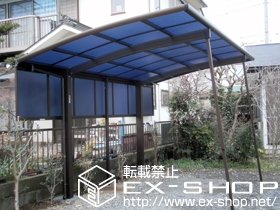 のカーポート レイナポート 積雪〜30cm対応＋サイドパネル 51-08H 施工例