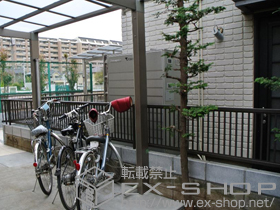 のフェンス・柵 プリレオR2型フェンス フリーポールタイプ 施工例