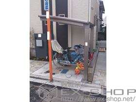 のサイクルポート・駐輪場 カーブポートシグマIII ミニ 積雪〜30cm対応 施工例