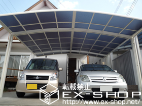 のカーポート カーブポートシグマIII ワイド　積雪〜20cm対応 施工例