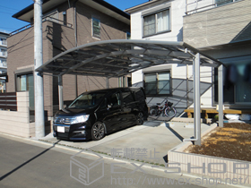 のカーポート プレシオスポート ワイド 積雪〜20cm対応 施工例