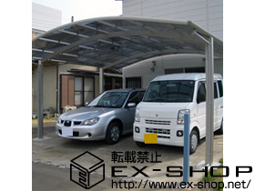 のカーポート プレシオスポート ワイド 積雪〜20cm対応 施工例