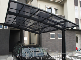 のカーポート カーブポートシグマ?　積雪〜30cm対応 施工例