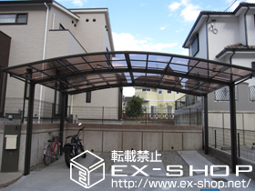 のカーポート カーブポートシグマIII ワイド　積雪〜20cm対応 施工例