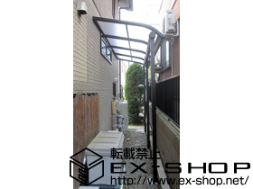 のテラス屋根 プレシオステラス R型 テラスタイプ 連棟 積雪〜20cm対応 施工例