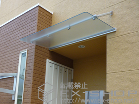 のオーニング・日よけ クリアルーフ 単体タイプ 施工例