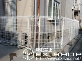 のフェンス・柵 メッシュフェンスG10 施工例