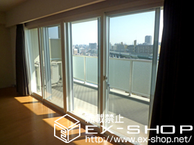 の二重窓（内窓） インプラス ダストバリア仕様 引違い窓 4枚建 施工例