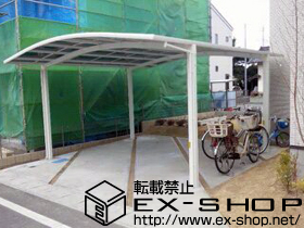 のカーポート カーブポートシグマIII ワイド 積雪〜20cm対応 施工例