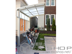 のカーポート カーブポートシグマ?ミニ 積雪〜30cm対応+サイドパネル 施工例