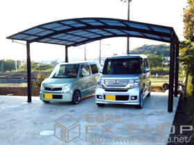 のカーポート プレシオスポート ワイド 積雪〜20cm対応 施工例