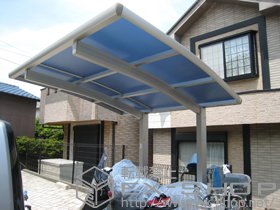 のサイクルポート・駐輪場 レイナポートミニ 積雪対応〜20? 施工例