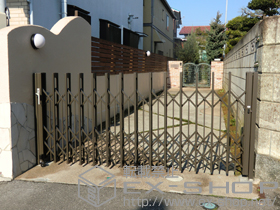 のカーゲート アルシャインII PG型R Aタイプ ノンレール 片開き310S 施工例