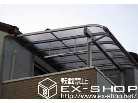 のバルコニー・ベランダ屋根 ヴェクターテラス R型 屋根タイプ 単体　積雪〜50cm対応 施工例