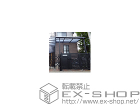 のテラス屋根 ライザーテラスII R型 テラスタイプ 単体 積雪〜20cm対応 施工例